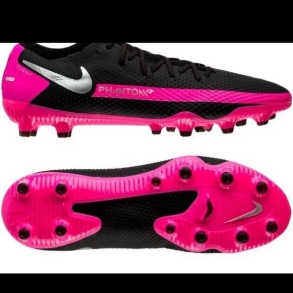 Nike Phantom black and pink soccer shoe - Picture 5 of 5